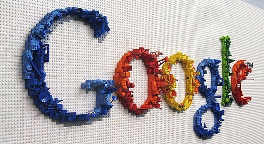 Googles vagga byggdes i lego