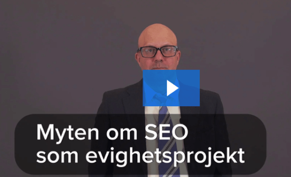 Om myten att SEO är ett evighetsprojekt