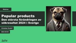 Popular Products &#8211; den största förändringen av sökresultat i Sverige 2024  (video)