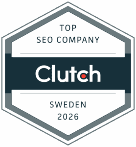 Clutch symbol för att Topdog är bästa SEO byrån i Sverige